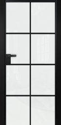 Двери ALUM №8, Алюминиевый профиль черный