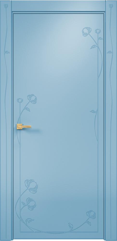 Концепт, эмаль голубая, рисунок №17