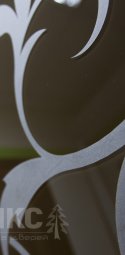 Обработка пескоструйная, стекло Lacobel 8028