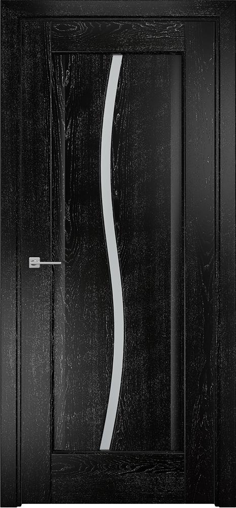 Корсика 1, эмаль черная патина серебро